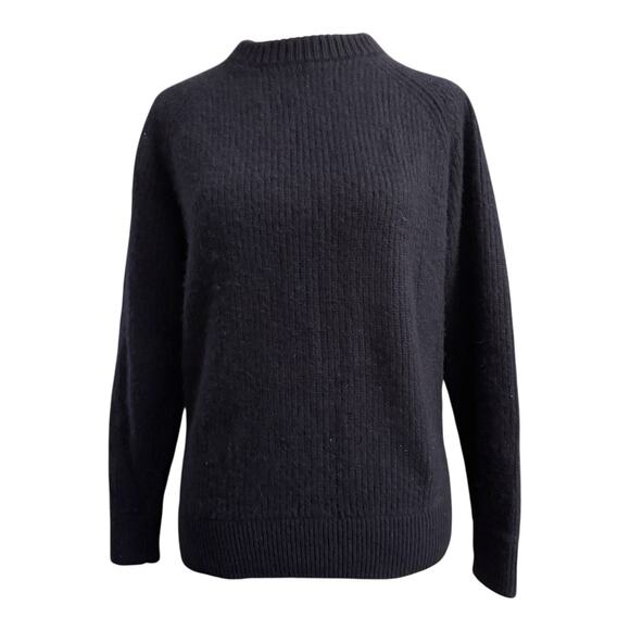 Jenni Kayne 100% Cashmere Sweater Men’s fisherman knit S Navy Blue - Picture 6 of 12